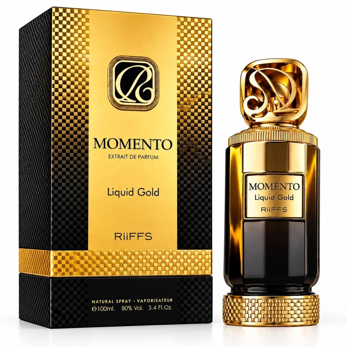 MOMENTO Liquid Gold RIIFFS - Extrait de parfum 100ml