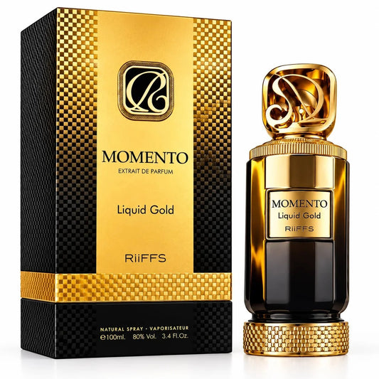 MOMENTO Liquid Gold RIIFFS - Extrait de parfum 100ml