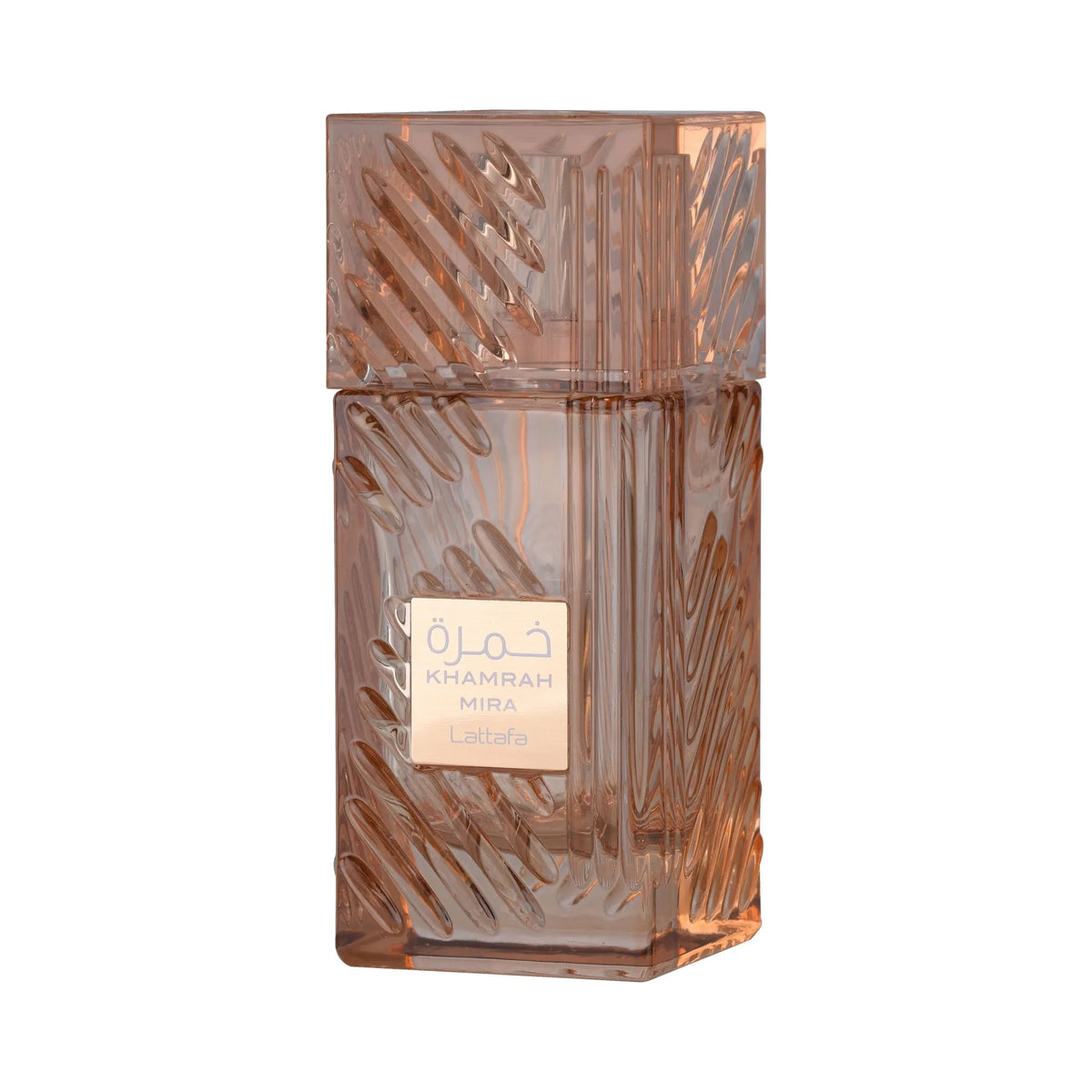 Khamrah Mira by Lattafa, a radiant floral gourmand with red currant, jasmine sambac, chestnut and vanilla. Available now in our webshop. Aromatique Amsterdam